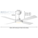 Aloha Ceiling Fan With Light Dimensions
