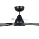 EGLO Surf Black Ceiling Fan With Light