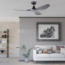 EGLO Surf Black Ceiling Fan
