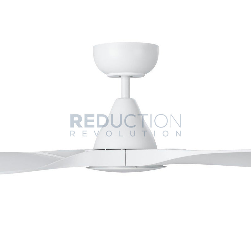 EGLO Surf White DC Ceiling Fan With Light