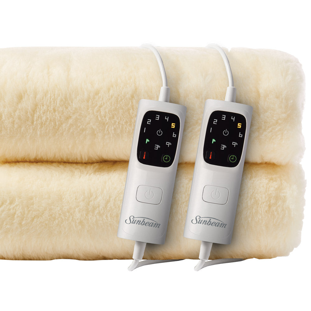 Sunbeam King Bed 100 Australian Wool Electric Blanket