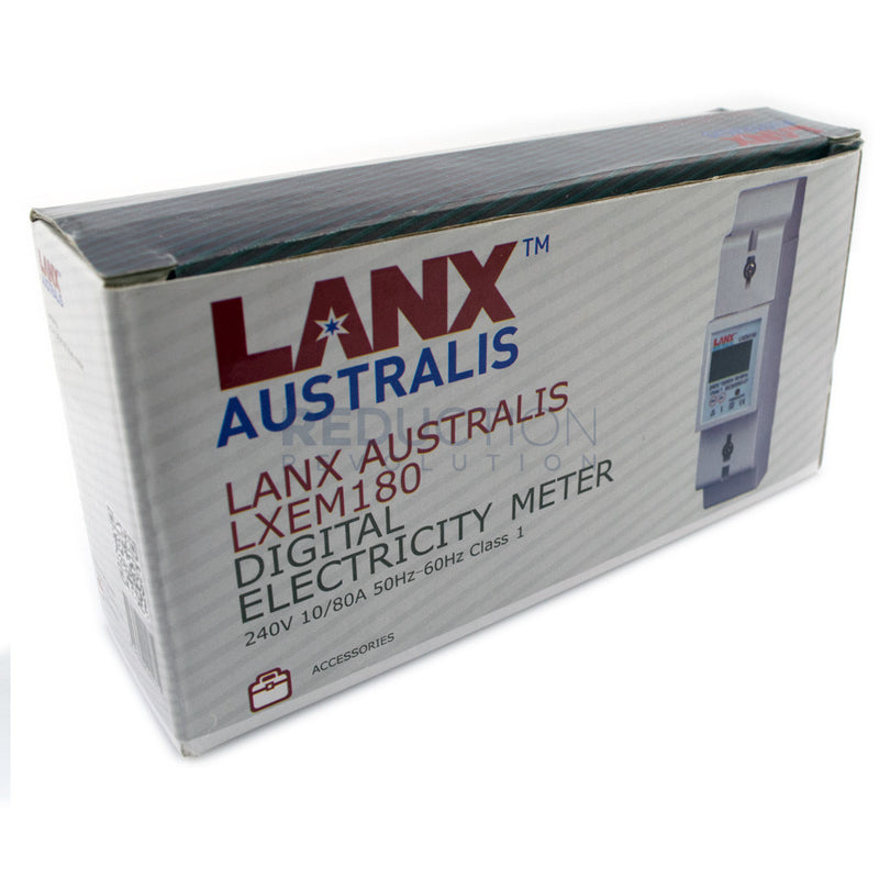 LANX Electricity Sub Meter - Single Phase, 80A