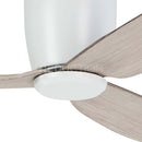 EGLO Seacliff White & Oak Ceiling Fan (no light)