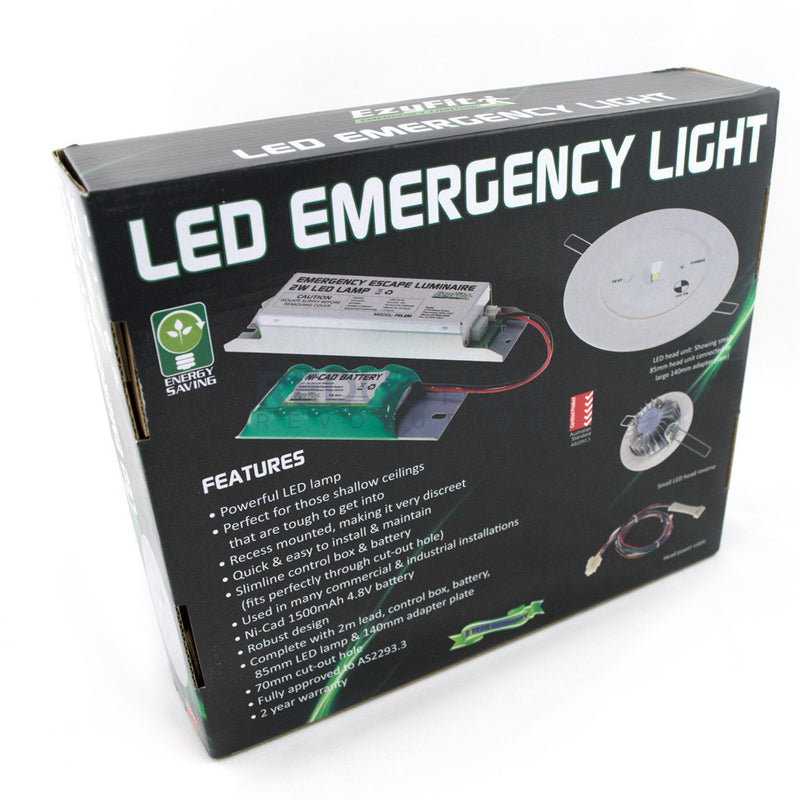 EzyFit LED Spitfire Emergency Backup Light 2W