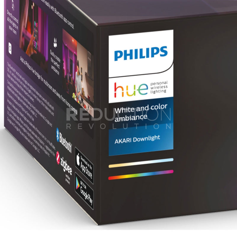 Philips Hue Akari Downlight 8.5W White & Colour (90mm)