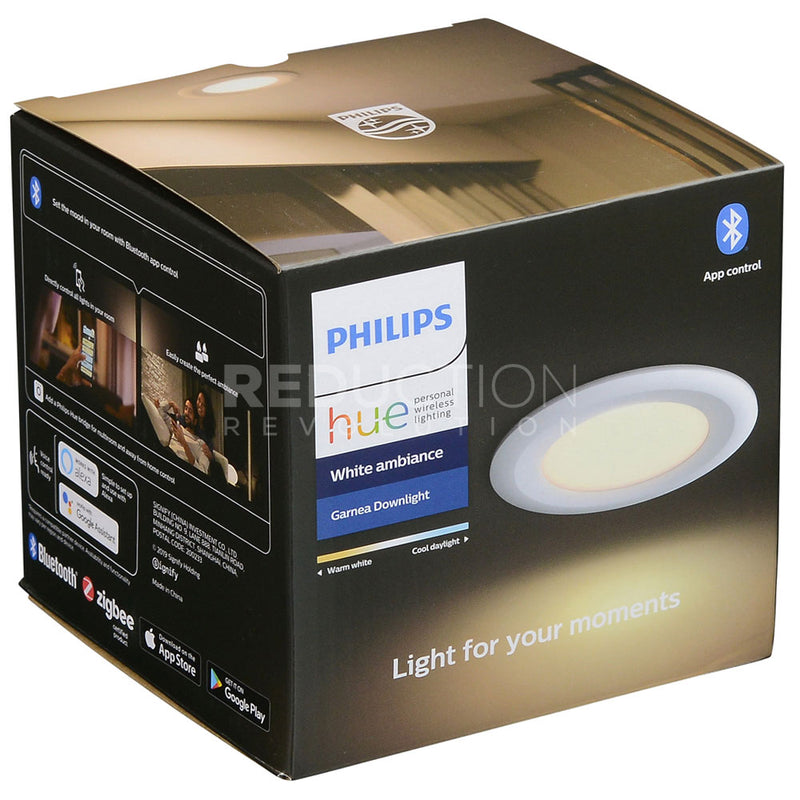 Philips Hue Garnea Downlight 7W White Ambiance (90mm)