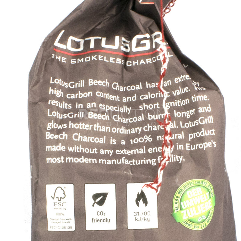 LotusGrill Beech Lump Charcoal 2.5kg Bag