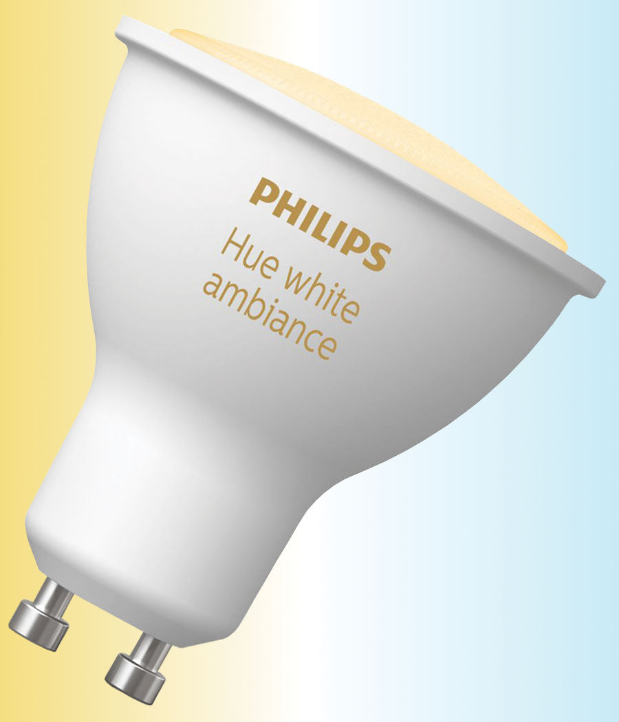 Philips Hue Smart GU10 LED Downlight - White & Colour