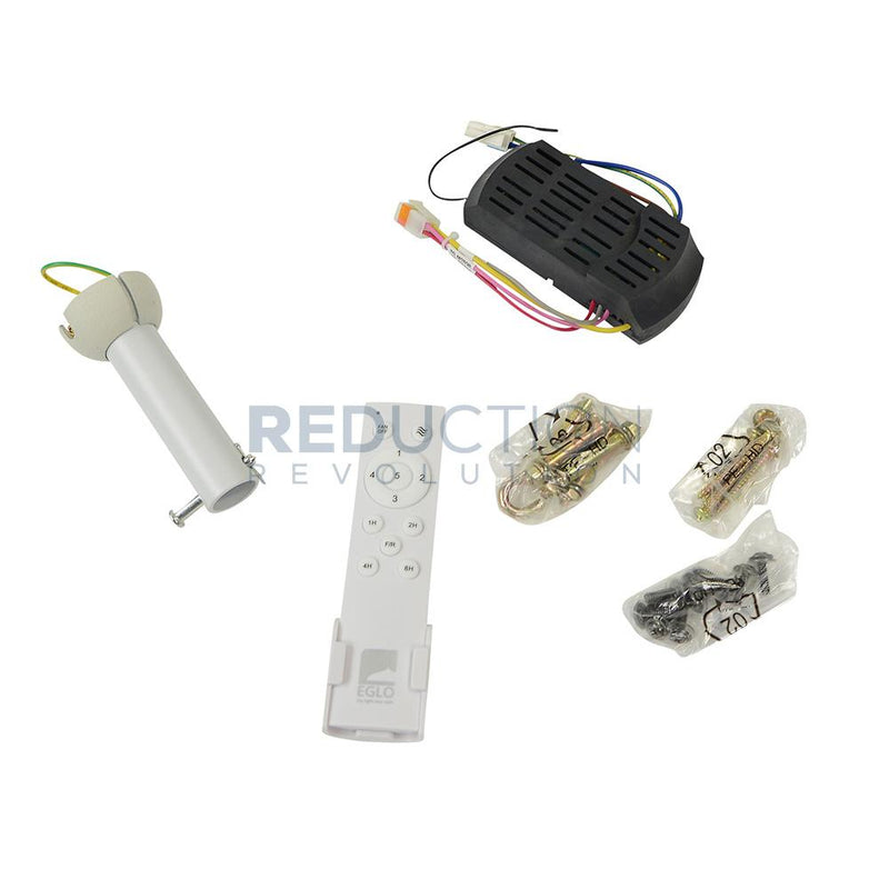 EGLO DC fan speed controller, downrod and fan remote control