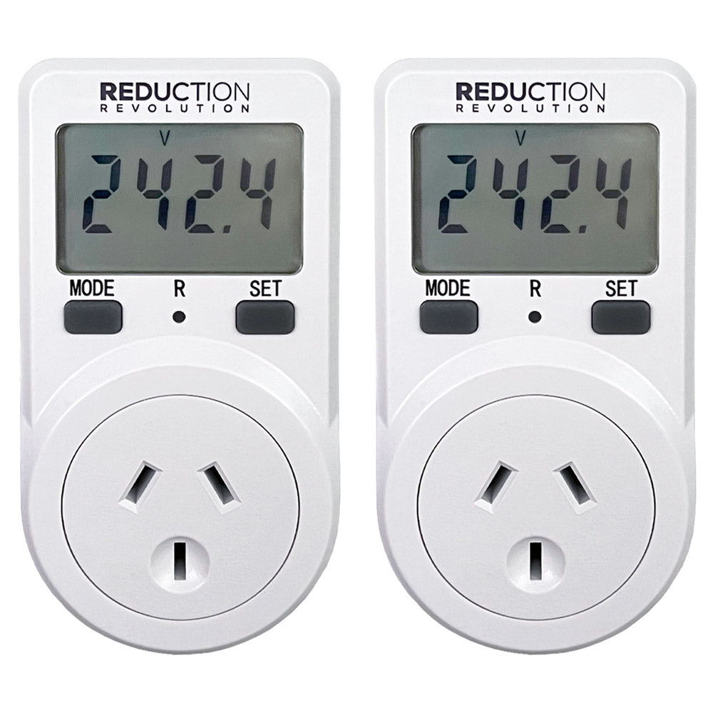 Energy Measuring Plug Plug-in Power Meter - Measure Volts, Watts, kWh & Cost