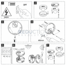 EGLO Surface Mount PIR Motion Sensor