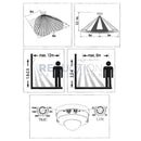 EGLO Surface Mount PIR Motion Sensor