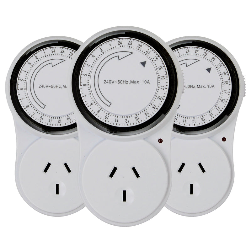 Merlin Plug Timer Switch 24 Hour Plug-In Mains Timer Switch