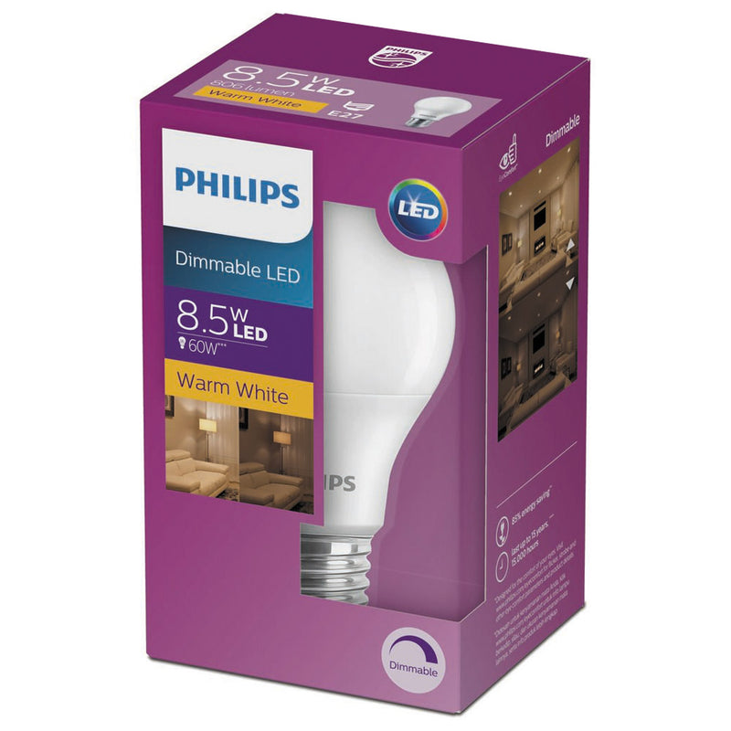 Philips LED Bulb E27 Edison Screw Dimmable