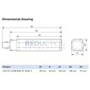 Philips CorePro 8.9W (26W) G24d-3 2 Pin LED Bulb