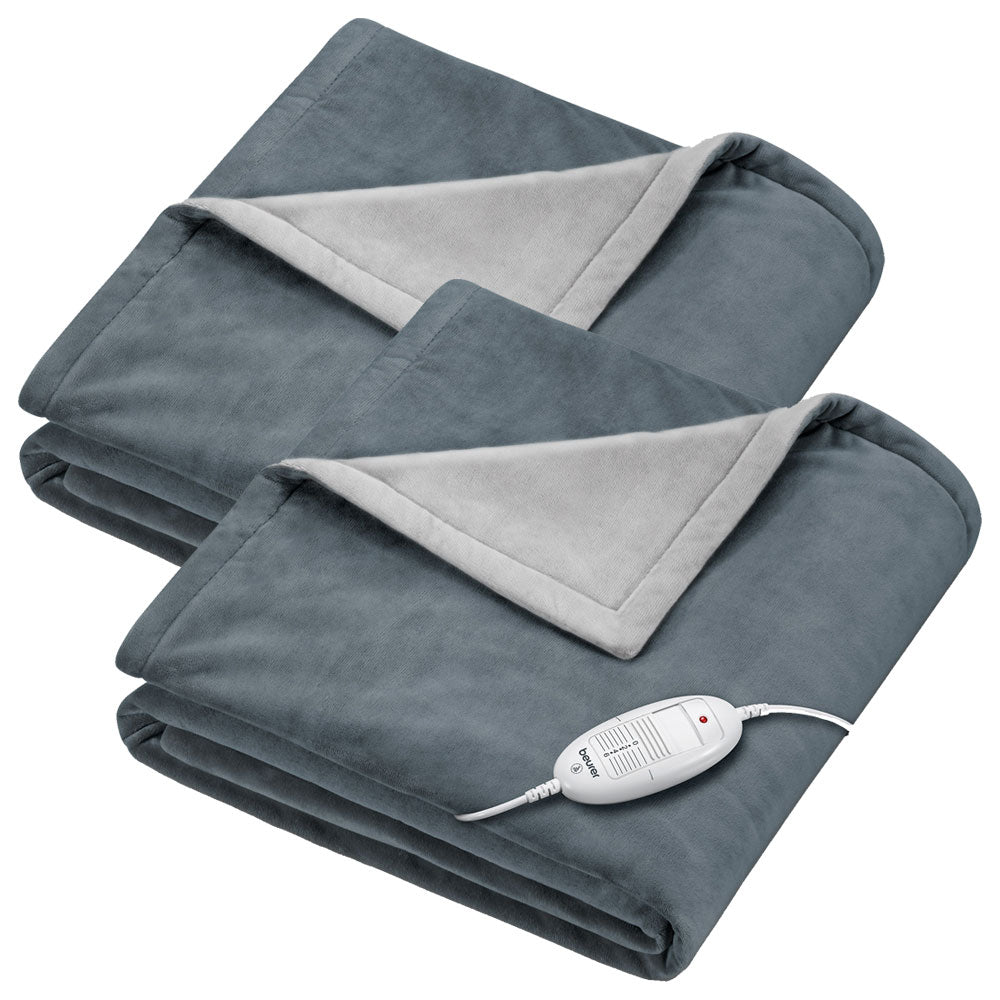 Beurer Heated Throw Blanket Dark Grey (HD75DG)