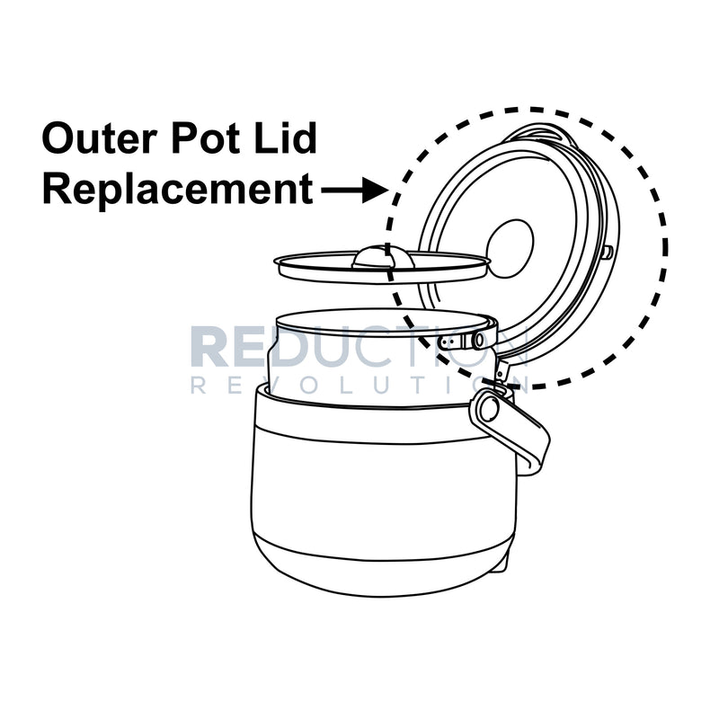 Reduction Pot Billyboil Outer Pot Lid Replacement