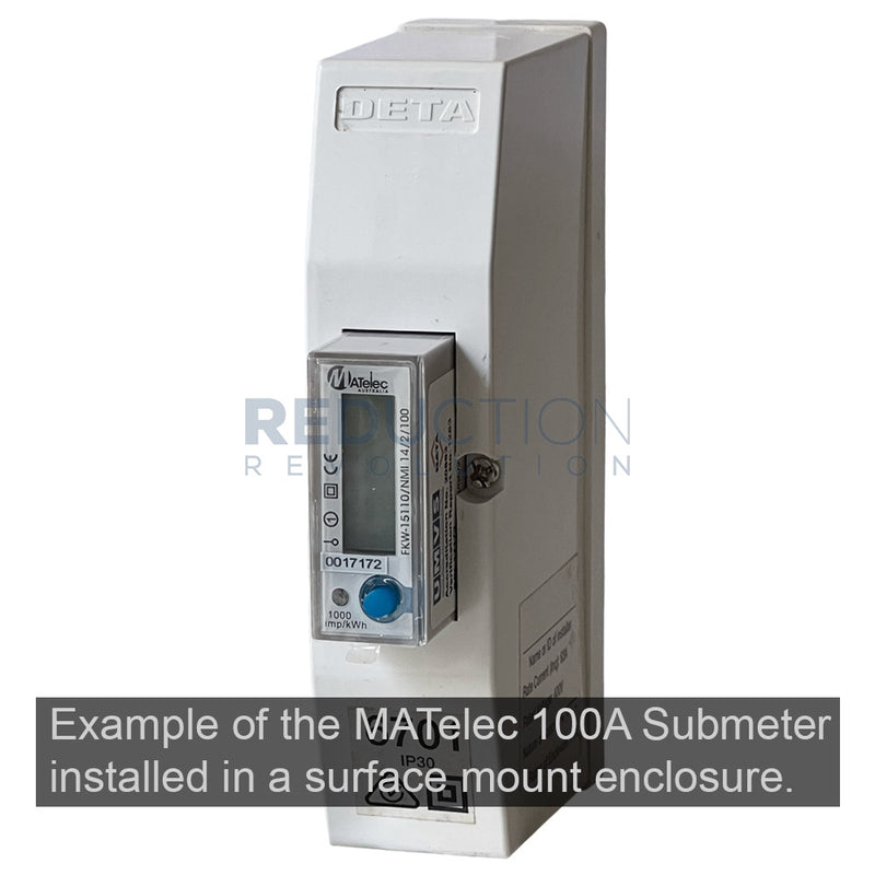 NMI Approved 100A Single Phase KWh Sub Meter By MATelec nmi-approved-100a-single-phase-kwh-sub-meter-by-matelec