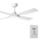 EGLO Aloha White Ceiling Fan With Light 52in