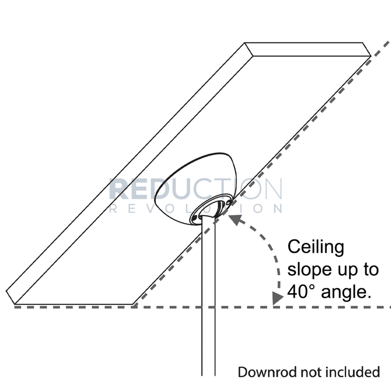 EGLO Angled Ceiling Canopy