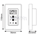 Wall Control Dimensions EGLO Aloha