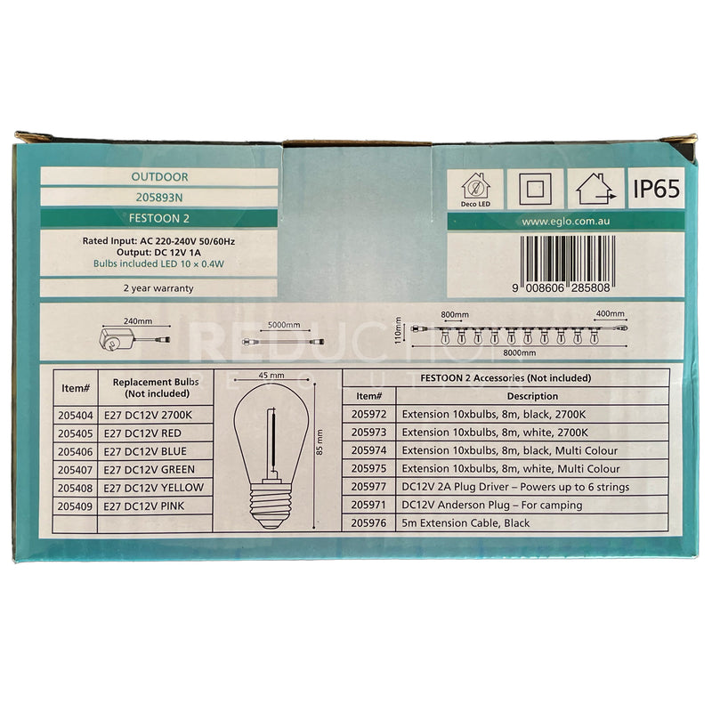 EGLO Outdoor Festoon Lights