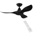 Black DC Ceiling Fan With Remote