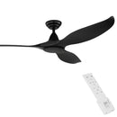 Black DC Ceiling Fan With Remote