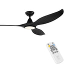 EGLO Noosa Black Ceiling Fan With Light