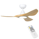 EGLO Surf Oak Ceiling Fan With Light