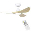 EGLO Surf Oak Ceiling Fan With Light