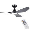 EGLO Surf Black Ceiling Fan With Light