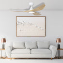 EGLO Surf Oak Ceiling Fan With Light