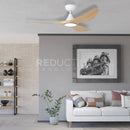 EGLO Surf Oak Ceiling Fan With Light