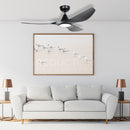 EGLO Surf Black Ceiling Fan With Light