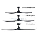 EGLO Surf Black Ceiling Fan