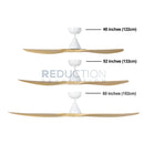 EGLO Surf Oak Ceiling Fan