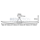 Ceiling fan key dimensions