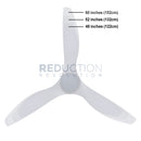 EGLO Surf White Ceiling Fan With Light