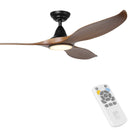 EGLO Noosa Teak Ceiling Fan With Light