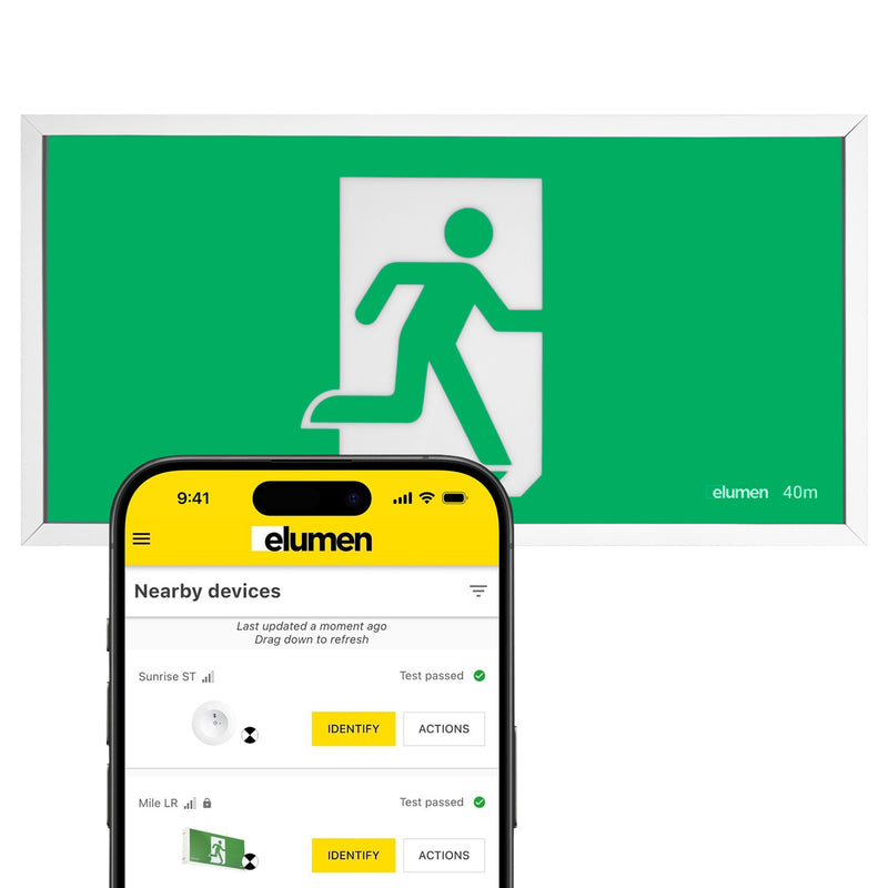 Elumen Jumbo Exit Light