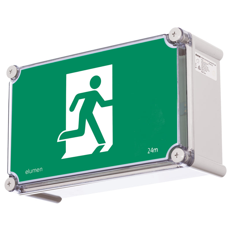 Weatherproof Exit Light LED