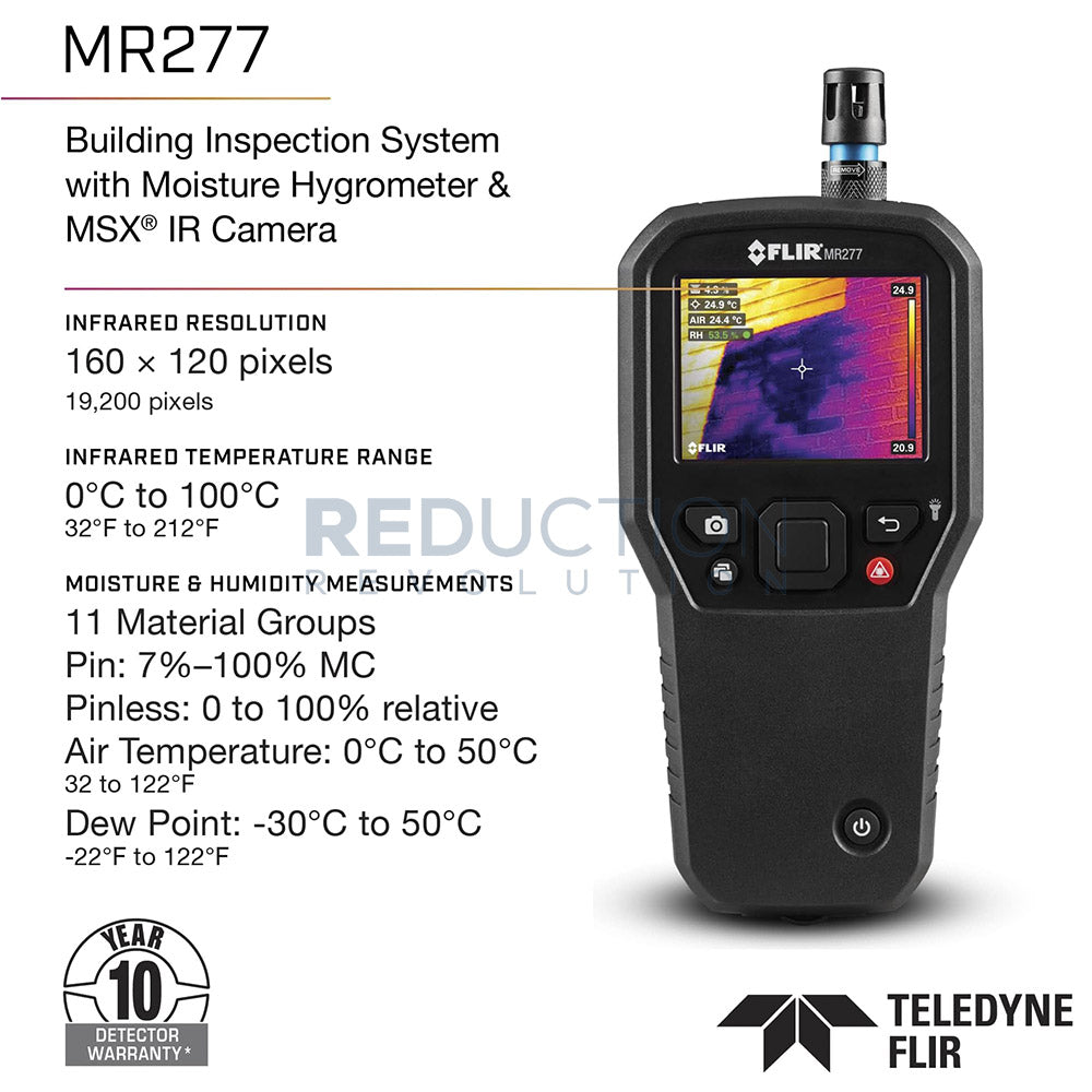 FLIR MR277 Building Inspection Moisture Meter With Infrared flir-mr277-building-inspection-moisture-meter-with-infrared