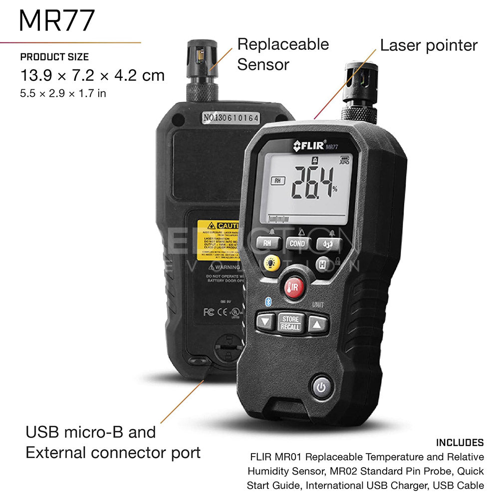 FLIR MR77 Advanced Moisture Meter With MeterLink