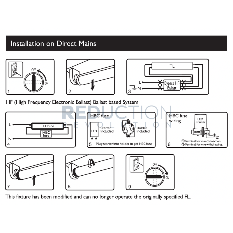 T5 Tube Replacement Wiring Upgrade