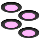 4 Pack of Hue Akari Black Downlight