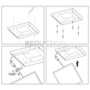 Surface Mount Frame - 1200 x 300mm