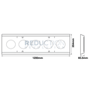 Surface Mount Frame - 1200 x 300mm