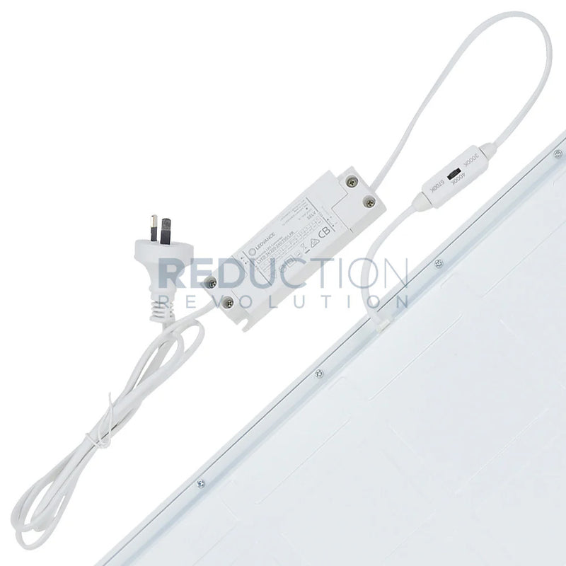 1200 x 300 Tri Colour LED Panel Light 33W 5Y Warranty