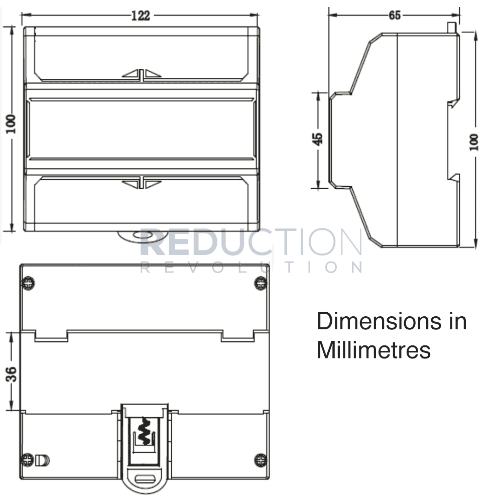 NMI Approved 3 Phase 100A Electricity Sub Meter by MATelec